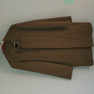 Dark Tan London Fog Coat 40R